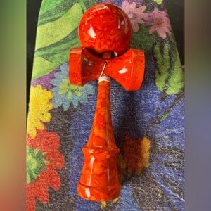 Vibrant Orange Kendama Toy